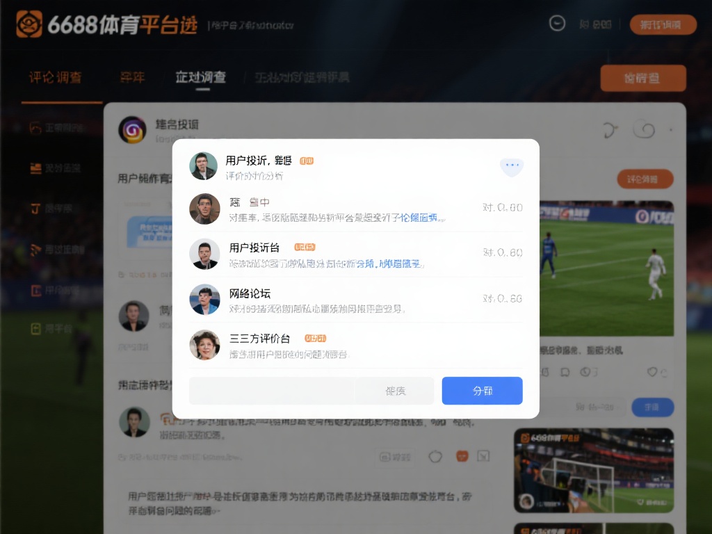 用户投诉与评价分析
对6688体育平台进行评论调